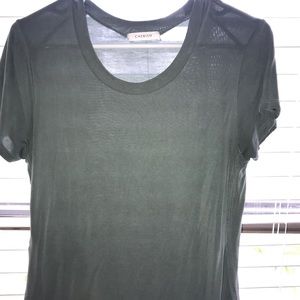 Scoop neck tee